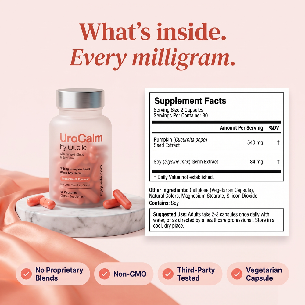 UroCalm™ by Quelle: Calm sudden urges in 12 weeks